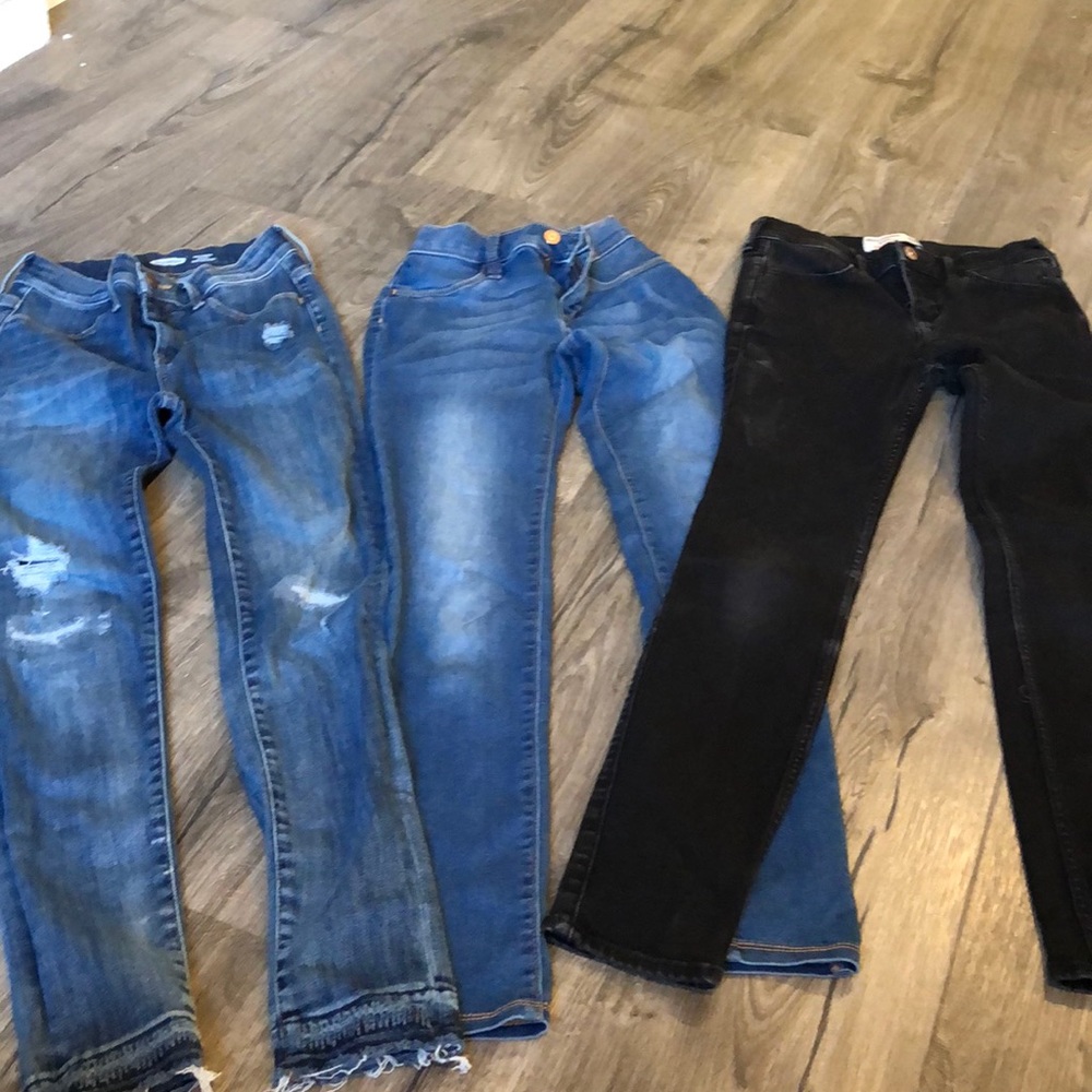 3 pairs JEANS- GIRLS size 14